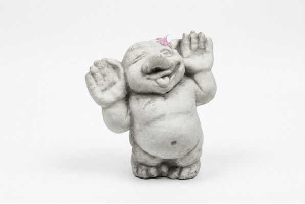 Troll 24cm Skulptur Design Figur Statu Gartenfiguren Dekorativ Statuen