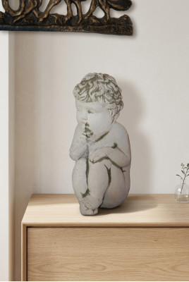 Dekor Grabschmuck Gräifsteendekoratioun Figur Engel Skulptur Gott Helleg