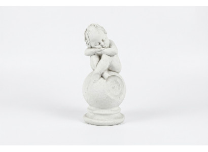 Grabschmuck Grafsteen Dekoratioun Figur Engel Skulptur Deko Gott Helleg