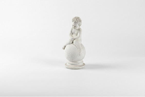 Griewschmuck Grafsteen Dekoratioun Figur Engel Deko Skulptur Gott Helleg