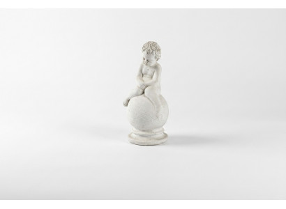 Griewschmuck Grafsteen Dekoratioun Figur Engel Deko Skulptur Gott Helleg
