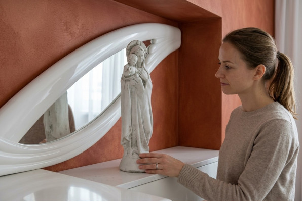 Figur Skulptur Maria Jesus Skulpturen Gott Helleg Figuren Statuen