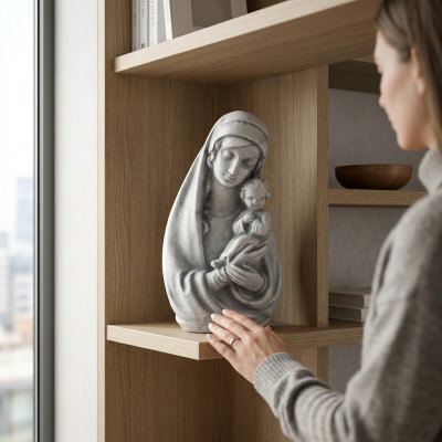 Figur Statu Mariä Jesus Skulpturen Gott Helleg Figuren Dekor Statuen