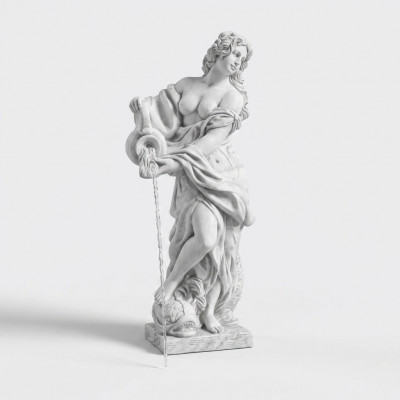 Gartenfigur "Frau Fontaine"140cm Teichfigur Menschen Steinguss