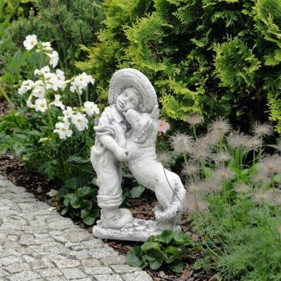 Gaartendekoratioun 63cm Statu Skulptur Figuren Skulpturen Designer