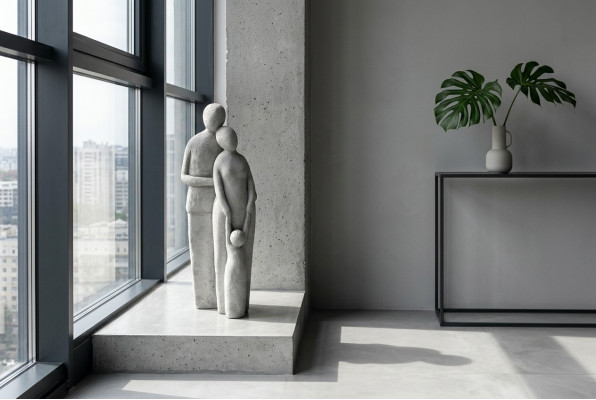 Designer Figur Skulptur Figuren Skulpturen Statu Statuen Dekor Abstrakt