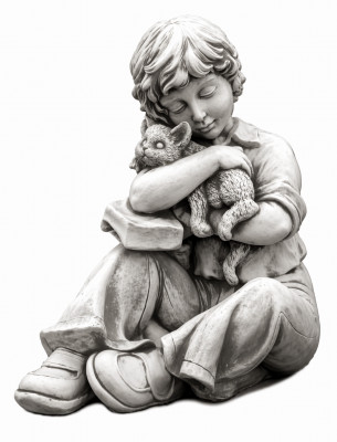 44cm Deko Skulptur Design Figur Statue Gaart Figuren Statuen
