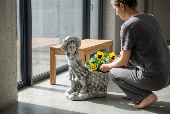 40cm Deko Skulptur Design Figur Statue Gaart Gro Figuren Natur Statuen