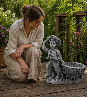 Blummegebuess Planz Natur Gebuess Dekoratioun Gaart Blummendëppen Vase Figur