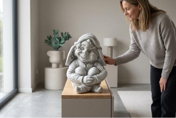 Gaart Dekoratioun Statu Skulptur Figuren Skulpturen Designer Figur