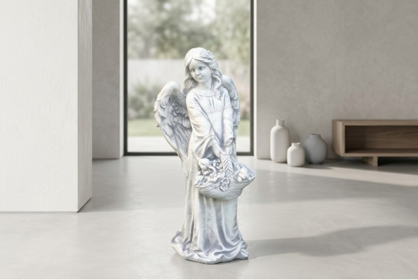 Damm 63cm Skulptur Design Figur Statue Gaart Figuren Statuen