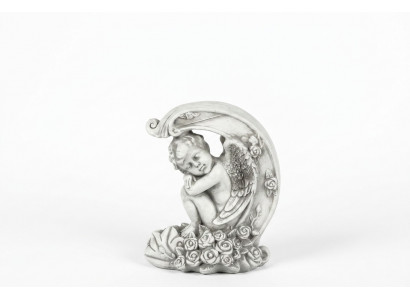 Deko Grabschmuck Graf Steen Dekoratioun Figur Skulptur Engel Gott Helleg