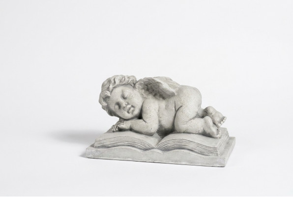Grouwenkel Engel Schutzengel Figur Statue Gréngxmuck Deko