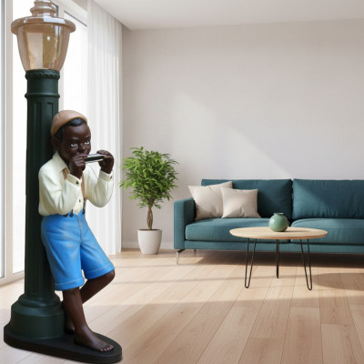 Design Jong mat Mondharmonika Figur Statu Skulptur Figuren Skulpturen 7078 Nei
