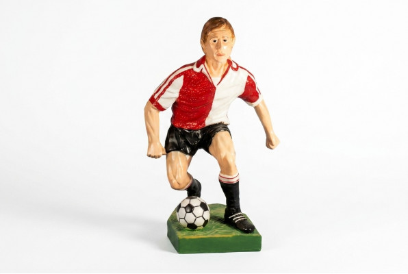 Design Fussballspiller II Figur Statue Skulptur Figuren Skulpturen Dekoratioun 7614