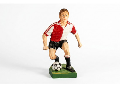 Design Fussballspiller II Figur Statue Skulptur Figuren Skulpturen Dekoratioun 7614