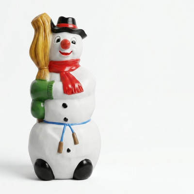 Design Schnéimännche Figur Statue Skulptur Figuren Skulpturen Dekoratioun Deko 8847