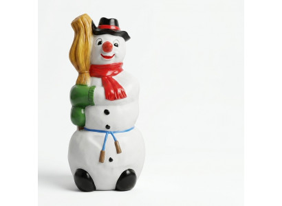 Design Schnéimännche Figur Statue Skulptur Figuren Skulpturen Dekoratioun Deko 8847