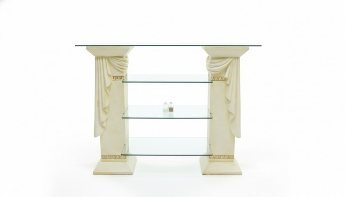 Design Vitrine Regal Glas Kolonn Schaf Vitrinen Regaler Schaf Medusa Sideboard