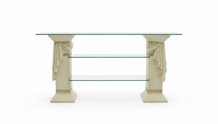 Design Vitrine Regal Glas Kolonn Schaf Vitrinen Regaler Schaf Wunnzëmmer 1856