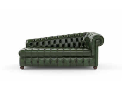 Chaise longue Chesterfield Sofa Gréng Couch Liege Ottomane Réckkanner Lieder Chiase