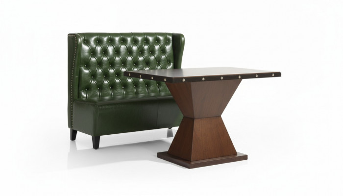 Chesterfield Sofa Canapé Couch Sëtzbank Gréng Waardezëmmer Wunnzëmmer Büro Sofae Nei