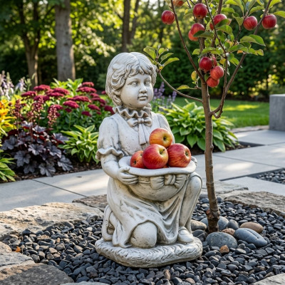 Kand Figur Skulptur Figuren Statu Figur Dekor Design Gaart Dekoratioun Terrasse