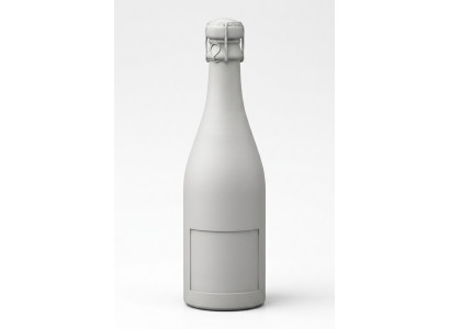Champagner Figur Skulptur Figuren Statue Fläsch Sekt Design Gaart Dekoratioun
