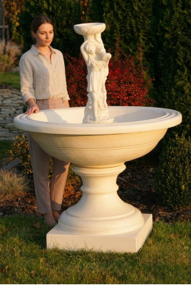 Dekorative Bronnen, Springbronnen, Dekoratioun, Skulptur, Bronnen, Gaart, Fontaine, Dëich, Nei