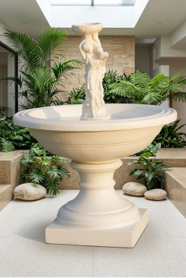 Dekorative Bronnen, Springbronnen, Dekoratioun, Skulptur, Bronnen, Gaart, Fontaine, Dëich, Nei