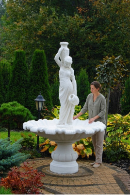 Dekorative Sprangbronnen Sprangbrunnen Gaart Dekoratioun Fontaine Weier Waasser ALLENA