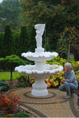 Dekorativen Zierbuer, Sprangbuer, Gaart Dekoratioun, Fontaine Teich CARELLO