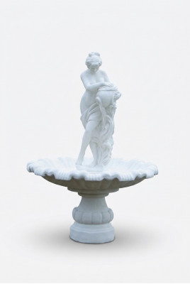 Dekorativen Zéierbrunnen, Sprangbur, Brunnen, Gaartdekoratioun, Fontän, Weier G. CHARLOTTE