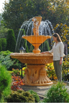 Dekorativen Ziirbrunnen Springbrunnen Figur Brunnen Dekoratioun Gaart Fontaine Bësch CARELLO