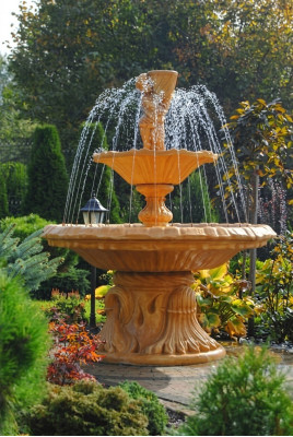 Dekorativen Ziirbrunnen Springbrunnen Figur Brunnen Dekoratioun Gaart Fontaine Bësch CARELLO