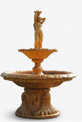 Fréisengarten Weier sprangen 215cm Steebréi Gaartbréi Fontaine Neit