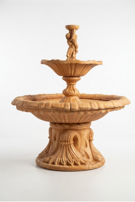 Dekorativen Zierbrunnen Springbronnen Figur Brunnen Dekoratioun Gaart Fontein Weiher SHELLA