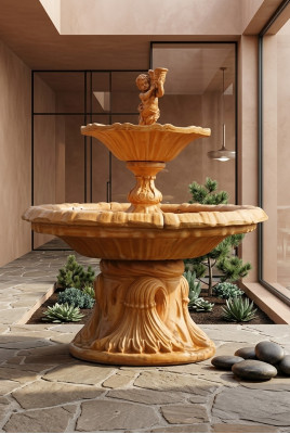 Frascht Wäigarten Pondbrunnen 190 cmSteenbrunnen Gäertnerbrunnen Fontaine Nei