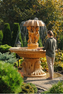 Sprangbuer Gaart Weier Buer 176cm Steebuer Gaartbuer Fontaine Nei