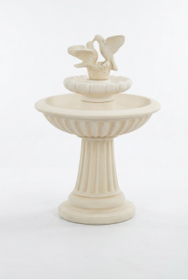 Dekorativen Zierbrunnen Skulptur 136cm Brunnen Gartendekor Fontaine Weiher Nei