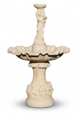 Dekorativen Zéierbrunn Skulptur-Brunnen Gaart-Dekoratioun Fontaine Neit 157cm