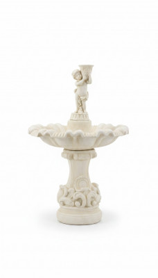 Dekorative Sprangbuer Skulptur Buer Dekoratioun Gaart Fontaine Napoli!
