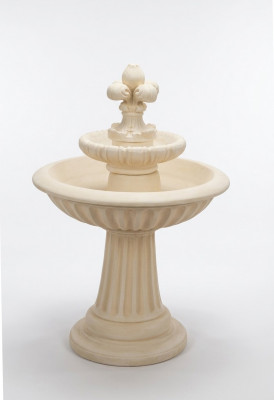 Zéierbrunnen Sprangbuer Skulptur Buer Dekoratioun Gaart Fontaine Nei 1136cm