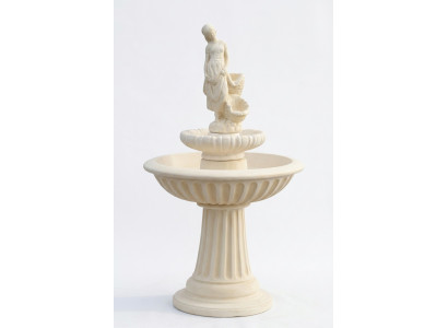 Dekobrunnen Springbrunnen 162 cm Skulptur Brunnen Deko Gaart Fontaine Téik Nei