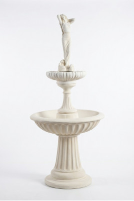 Dekorativen Ziwwerl, Sprangbur Well 207cm, Skulptur Brunnen, Dekor Gaart, Fontän, Dëmp, Nei