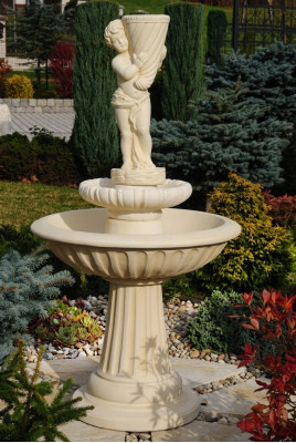 Dekorative Brunnen Sourcebrunnen 172cm Skulptur Brunnen Deko Gaart Fontaine Weier Nei