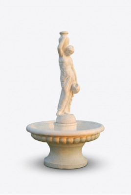 Dekorativen Zéierbrunnen Figur 206cm Brunnen Dekoratioun Gaart Brunn Weier