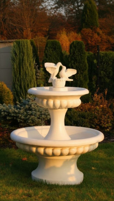 Dekorative Quellbrunnen Skulptur 138cm Brunnendeko Gaart Fontaine Weier Nei