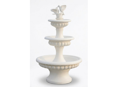 Dekorative Quellbrunn Skulptur Brunn Deko 186cm Gaart Fontan Weiher Nei