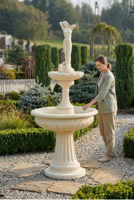 Sprangbur Gaart Weier Brunn Steebruns Gaartbrunn Fontein Steen